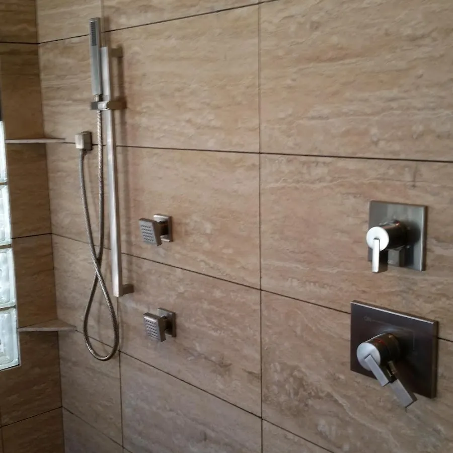 Shower fixture installation for Water Heater Replacement in Kochville